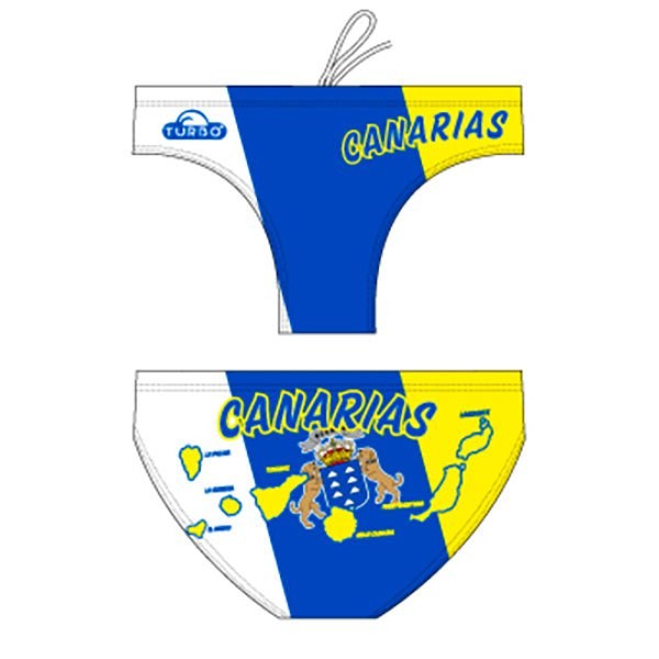 [해외]터보 수영 브리프 Canarias Shield 6675307 Royal/Yellow