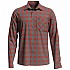 [해외]오들로 Mythen 긴팔 셔츠 4137325635 Mandarin Red / Gray Melange / Check