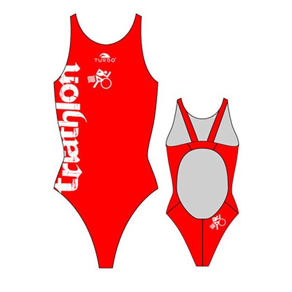 [해외]터보 Triathlon Pro Resist 수영복 6676253 Red / White