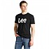 [해외]LEE Wobbly Logo 반팔 티셔츠 137341585 Black