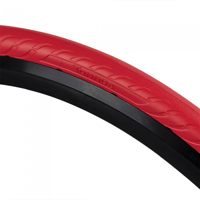 [해외]TANNUS New Slick Hard Tubeless 700C x 25 도시의 견고한 자전거 타이어 1137491802 Red