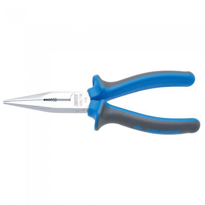 [해외]UNIOR 도구 Long Nose Pliers With Side Cutter/Pipe Grip/Straight 1137499859 Grey / Blue