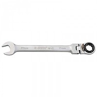 [해외]UNIOR 도구 Flexible Forged Combination Ratchet Wrench 1137516274 Silver