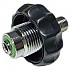 [해외]METALSUB 커넥터 DIN 200/300 1/4´´ BSP 10137516352 Black / Steel / Green