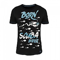 [해외]DEEPS GEAR Born Scuba Diver 반팔 티셔츠 10137476239 Black