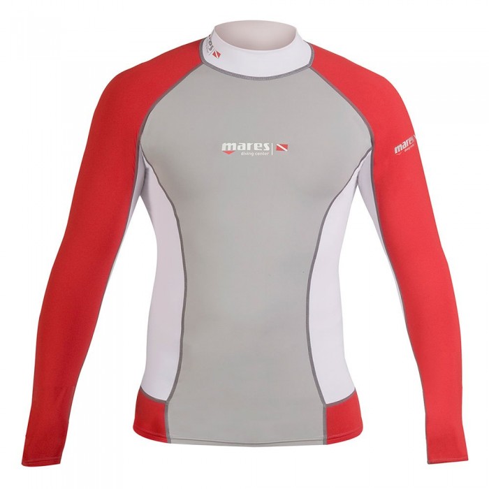 [해외]마레스 Rash Guard Trilastic DC 긴팔 티셔츠 10137518595 Grey / Red