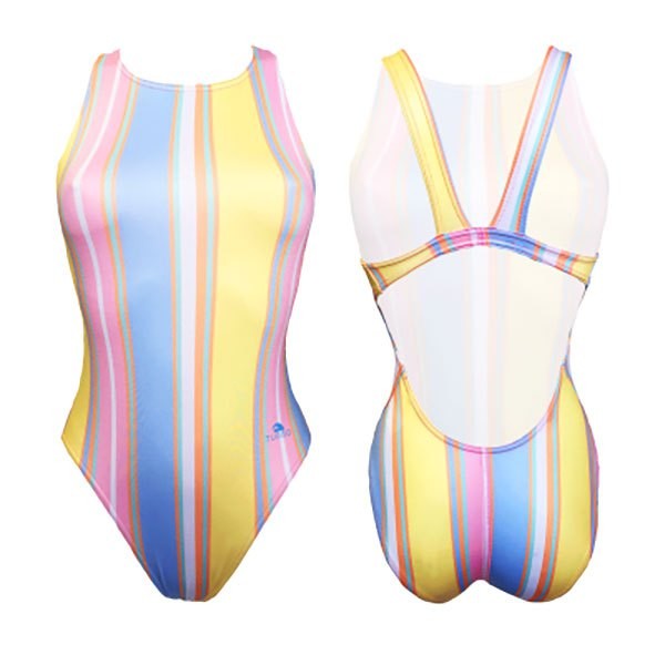 [해외]터보 수영복 Pastel Stripes 6137181050 Yellow