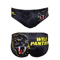 [해외]터보 수영 브리프 Wild Panther 6137512160 Black