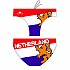 [해외]터보 수영 브리프 Netherlands Waterpolo 6675344 Red/Royal