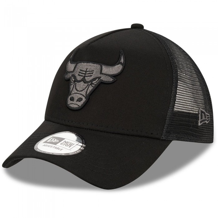 [해외]뉴에라 Chicago Bulls NBA E 프레임 Trucker Adjustable 모자 137515256 Black