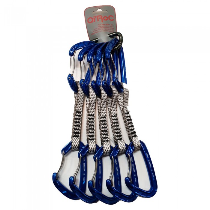 [해외]QI´ROC 스냅 후크 Elektra Recto Clip+Curvo Clip+Expr?s Dyneema 12x120 mm+미니 5 단위 4137394197 Blue