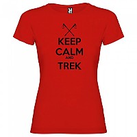 [해외]KRUSKIS Keep Calm And Trek 반팔 티셔츠 4137539162 Red
