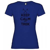 [해외]KRUSKIS Keep Calm And Trek 반팔 티셔츠 4137539163 Royal Blue