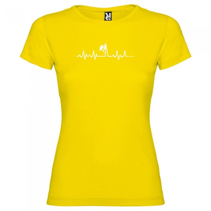 [해외]KRUSKIS Climbing Heartbeat 반팔 티셔츠 4137539733 Yellow
