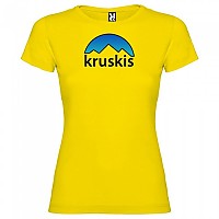 [해외]KRUSKIS 반팔 티셔츠 Mountain Silhouette 4137540585 Yellow