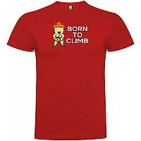 [해외]KRUSKIS Born To Climb 반팔 티셔츠 4137538488 Red