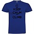 [해외]KRUSKIS Keep Calm And Climb 반팔 티셔츠 4137539091 Royal Blue