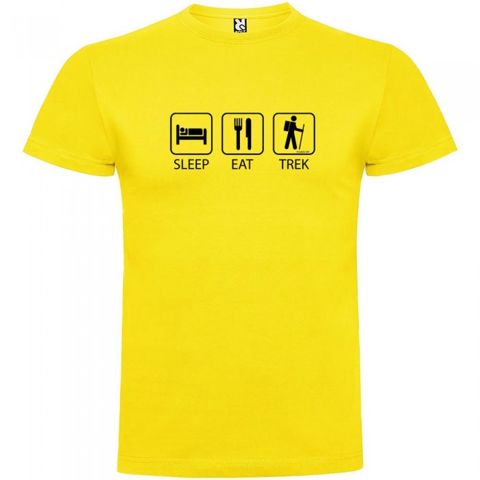 [해외]KRUSKIS Sleep Eat And Trek 반팔 티셔츠 4137539228 Yellow