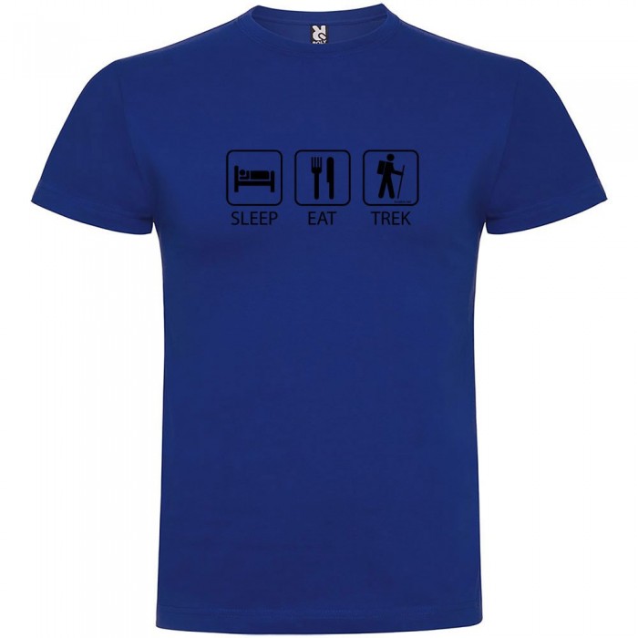 [해외]KRUSKIS Sleep Eat And Trek 반팔 티셔츠 4137539231 Royal Blue