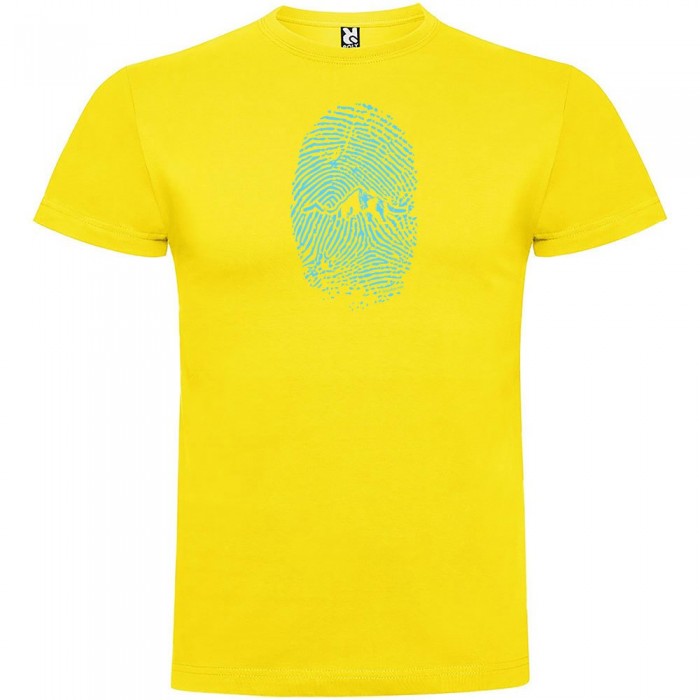 [해외]KRUSKIS Mountain Fingerprint 반팔 티셔츠 4137539914 Yellow