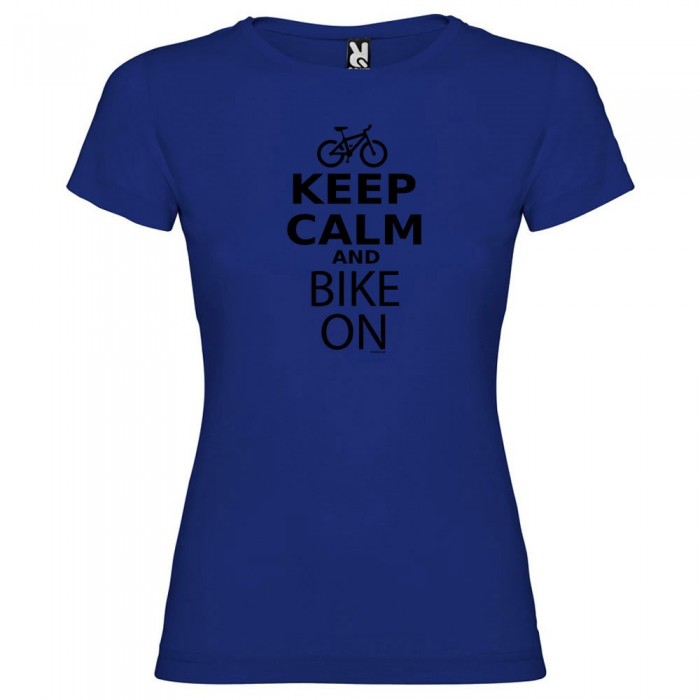 [해외]KRUSKIS Keep Calm And Bike On 반팔 티셔츠 1137539370 Royal Blue