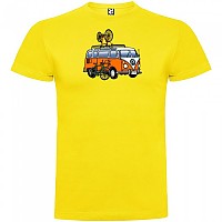 [해외]KRUSKIS Hippie Van Bike 반팔 티셔츠 1137538514 Yellow