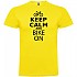 [해외]KRUSKIS Keep Calm And Bike On 반팔 티셔츠 1137539365 Yellow