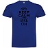 [해외]KRUSKIS Keep Calm And Bike On 반팔 티셔츠 1137539368 Royal Blue