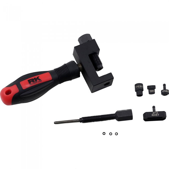 [해외]RK Complete Chain Breaker/Press Fit/Rivet Kit 도구 9137535877 Red / Black