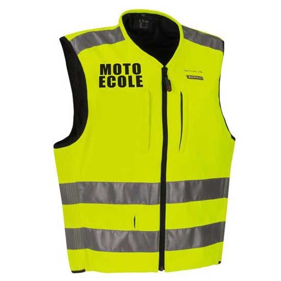 [해외]베링 C-Protect Air High Visibility Moto School 반사 조끼 9137276873 Fluo