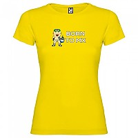 [해외]KRUSKIS Born To MX 반팔 티셔츠 9137538672 Yellow