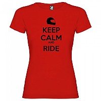 [해외]KRUSKIS Keep Calm And Ride 반팔 티셔츠 9137539113 Red