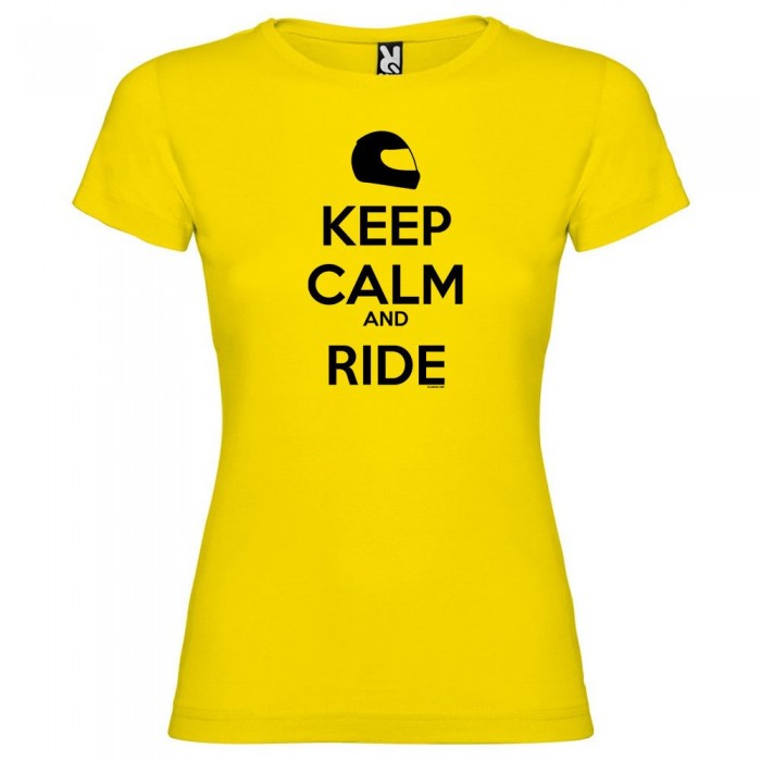 [해외]KRUSKIS Keep Calm And Ride 반팔 티셔츠 9137539115 Yellow