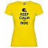 [해외]KRUSKIS Keep Calm And Ride 반팔 티셔츠 9137539115 Yellow