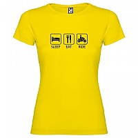 [해외]KRUSKIS Sleep Eat And Ride 반팔 티셔츠 9137539185 Yellow