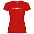 [해외]KRUSKIS Motorbike Heartbeat 반팔 티셔츠 9137539787 Red