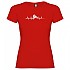[해외]KRUSKIS Off 로드 Heartbeat 반팔 티셔츠 9137539843 Red