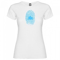 [해외]KRUSKIS Motorbiker Fingerprint 반팔 티셔츠 9137540000 White