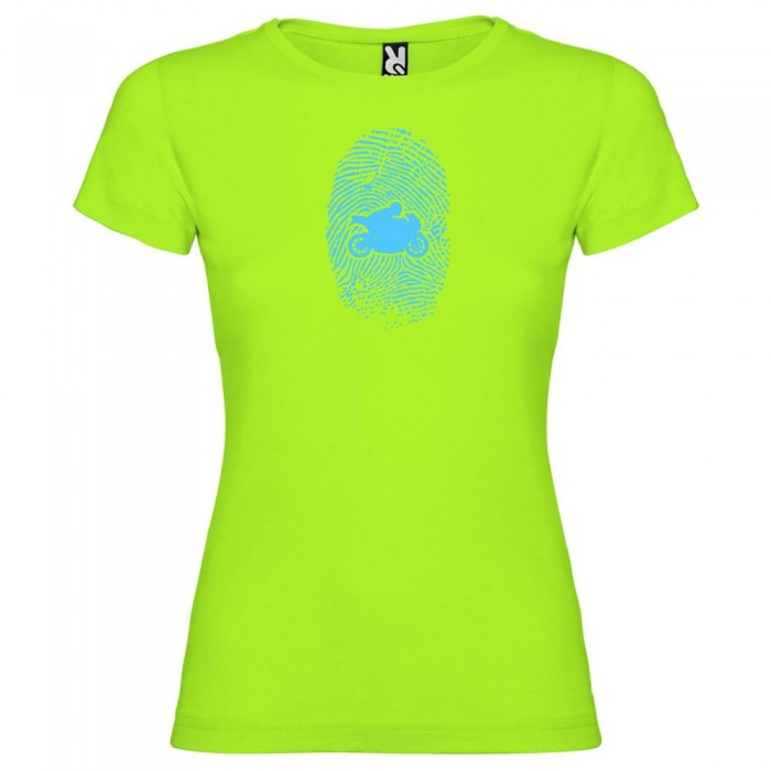 [해외]KRUSKIS Motorbiker Fingerprint 반팔 티셔츠 9137540002 Light Green