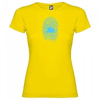 [해외]KRUSKIS Motorbiker Fingerprint 반팔 티셔츠 9137540003 Yellow