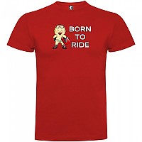 [해외]KRUSKIS 반팔 티셔츠 Born To Ride 9137538658 Red