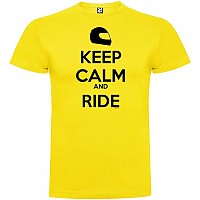 [해외]KRUSKIS Keep Calm And Ride 반팔 티셔츠 9137539109 Yellow