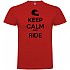 [해외]KRUSKIS Keep Calm And Ride 반팔 티셔츠 9137539111 Red