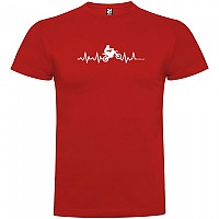 [해외]KRUSKIS 반팔 티셔츠 Off 로드 Heartbeat 9137539841 Red