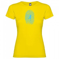 [해외]KRUSKIS Football Fingerprint 반팔 티셔츠 3137540033 Yellow