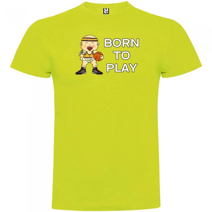 [해외]KRUSKIS Born To Play Basketball 반팔 티셔츠 3137538726 Light Green