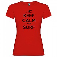 [해외]KRUSKIS Keep Calm And Surf 반팔 티셔츠 14137539141 Red