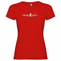 [해외]KRUSKIS Surf Heartbeat 반팔 티셔츠 14137539827 Red