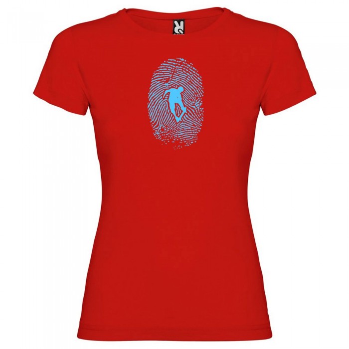 [해외]KRUSKIS Skateboarder Fingerprint 반팔 티셔츠 14137540061 Red