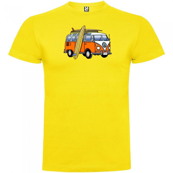 [해외]KRUSKIS Hippie Van Surf 반팔 티셔츠 14137538504 Yellow